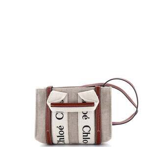 Chloe Woody Convertible Tote Canvas #219079C81B